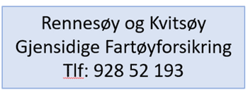 Logo av Rennesøy og Kvitsøy Gensidige Fartøyforsikring